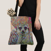 Abstrakt Meerkat Tasche (Von Nahem)