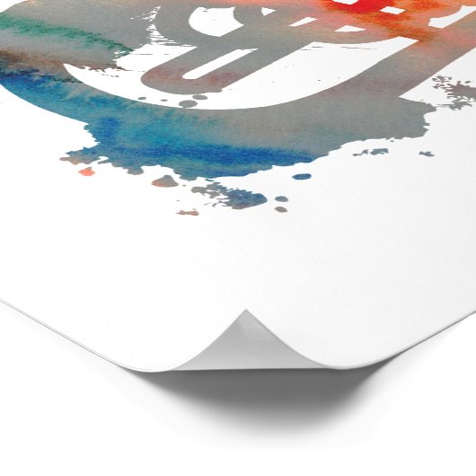 Abstrakt Mellophone Poster (Ecke)