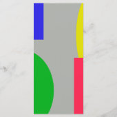 Abstrakt Menükarte (Rückseite)