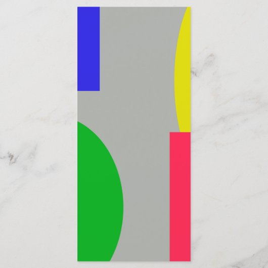 Abstrakt Menükarte (Rückseite)