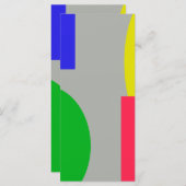 Abstrakt Menükarte (Vorne/Hinten)