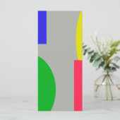 Abstrakt Menükarte (Stehend Vorderseite)