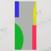 Abstrakt Menükarte (Vorderseite)