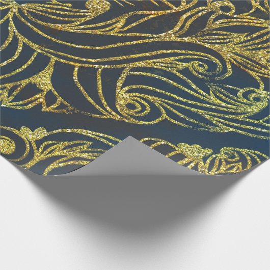 Abstrakt Mermaid Geschenkpapier (Ecke)