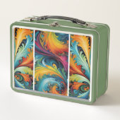 Abstrakt Metall Brotdose (Vorderseite)