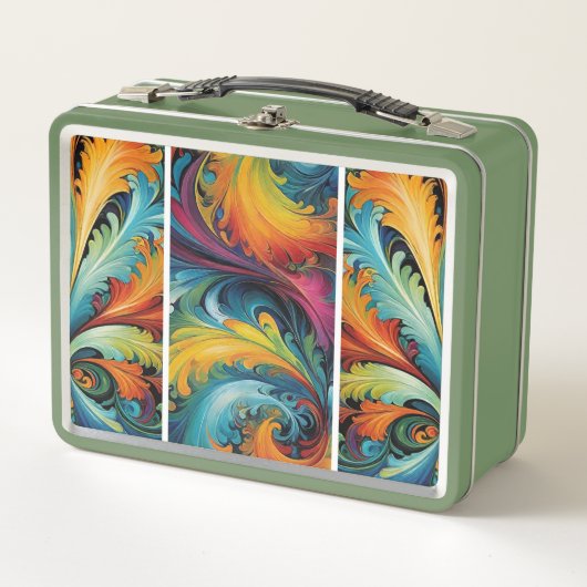 Abstrakt Metall Brotdose (Vorderseite)