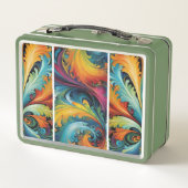 Abstrakt Metall Brotdose (Rückseite)