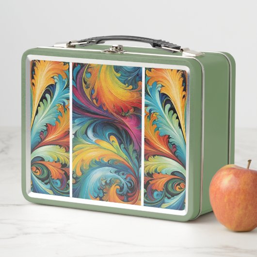 Abstrakt Metall Brotdose (Beispiel)