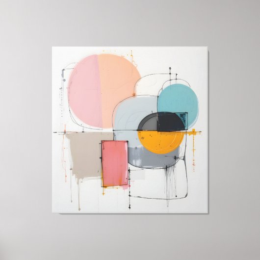 abstrakt - minimal leinwanddruck (Vorderseite)