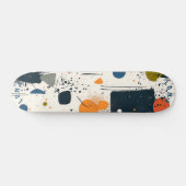 Abstrakt Minimalistisch - Erdtone Geometrisch Skateboard (Horizontal)