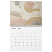 Abstrakt Minimalistisch Kalender (Jan 2026)