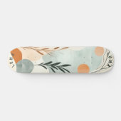 Abstrakt Minimalistisch - Soft Earthy Bio Design Skateboard (Horizontal)