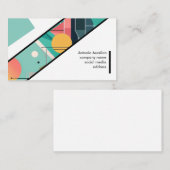 abstrakt minimalistische Visitenkarte (Vorne/Hinten)
