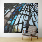 Abstrakt Mirror Mosaic Wandteppich (Beispiel (Horizontal))