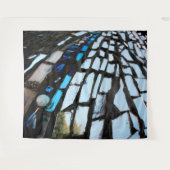 Abstrakt Mirror Mosaic Wandteppich (Vorderseite (Horizontal))