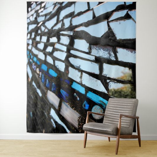 Abstrakt Mirror Mosaic Wandteppich (Beispiel)