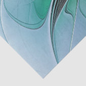Abstrakt mit Blau, moderne fraktale Kunst Seidenpapier (Detail)