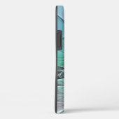 Abstrakt mit blauer, moderner Kunst des Fraktals Case-Mate iPhone Hülle (Rückseite / Rechts)