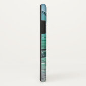 Abstrakt mit blauer, moderner Kunst des Fraktals Case-Mate iPhone Hülle (Hinten/Rechts)