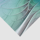 Abstrakt mit blauer, moderner Kunst des Fraktals Seidenpapier (Detail)