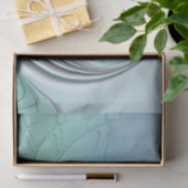 Abstrakt mit blauer, moderner Kunst des Fraktals Seidenpapier (Geschenk)