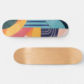 Abstrakt mit Linienmustern Skateboard (Horizontal)