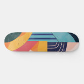 Abstrakt mit Linienmustern Skateboard (Horizontal)