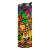 Abstrakt mit Texturen und Mustern Thermosbecher (Nach links gedreht)