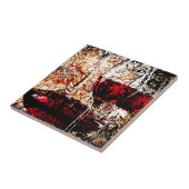 Abstrakt mit Wein Fliese (Seite)