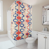 Abstrakt Mitte des Jahrhunderts: modernes, nahtlos Duschvorhang (Beispiel)