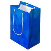 Abstrakt Mittlere Geschenktüte (Vorderseite Schrägansicht)