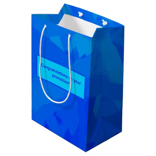 Abstrakt Mittlere Geschenktüte (Rückseite Schrägansicht)