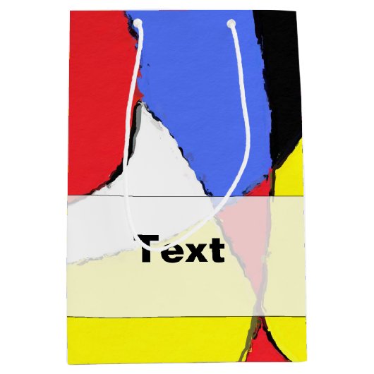 Abstrakt Mittlere Geschenktüte (Vorderseite)