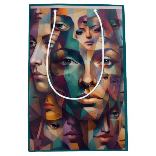 Abstrakt Mittlere Geschenktüte (Vorderseite)