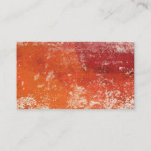 Abstrakt Modern Art Business Cards - Orange Red