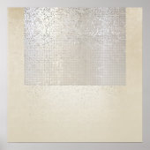 Abstrakt Modern Art Geometric Binary Cyber Poster (Vorne)