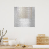 Abstrakt Modern Art Geometric Binary Cyber Poster (Küche)