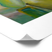 Abstrakt Modern bunt, trendy Boho Chic Artist Poster (Ecke)