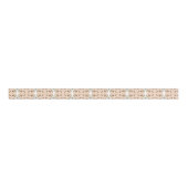 Abstrakt Modern Earthy Terracotta Boho Ripsband (Vorderseite)