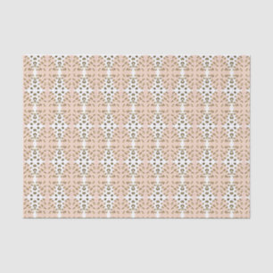 Abstrakt Modern Earthy Terracotta Boho Seidenpapier