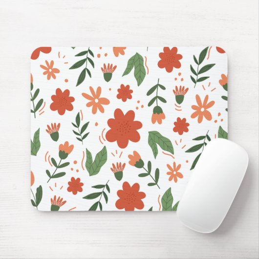 Abstrakt-modern-floral Mousepad (Mit Mouse)