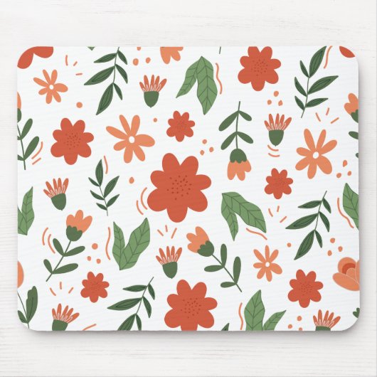 Abstrakt-modern-floral Mousepad (Vorne)