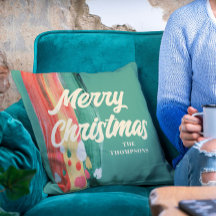 Abstrakt Modern frohe Weihnachten Personalisierter