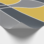 Abstrakt, modern, geometrisch, trendig geschenkpapier (Ecke)