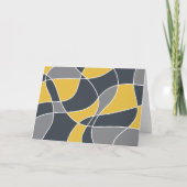 Abstrakt, modern, geometrisch, trendig karte (Vorderseite)