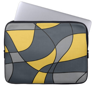 Abstrakt, modern, geometrisch, trendig laptopschutzhülle