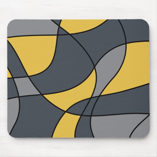 Abstrakt, modern, geometrisch, trendig mousepad (Vorne)