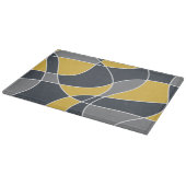 Abstrakt, modern, geometrisch, trendig schneidebrett (Ecke)