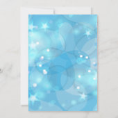 Abstrakt-Modern-Light-Blue-Geburtstagsparty Einladung (Rückseite)