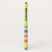 Abstrakt-Modern-Regenbogen-Monogramm Case-Mate iPhone Hülle (Hinten/Links)